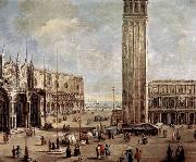 Antonio Stom View of the Piazza San Marco from the Procuratie Vecchie oil painting artist